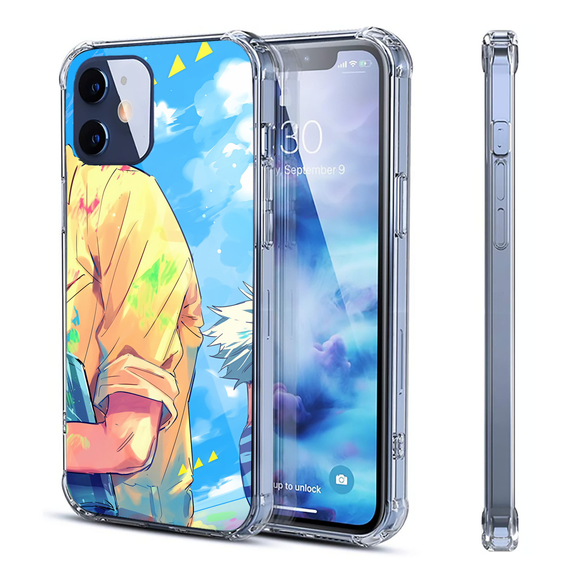 （画像用） ハイキュー!! Haikyu!! 【iPhone 12シリーズ対応】透明スマホケース（クリアソフトケース）